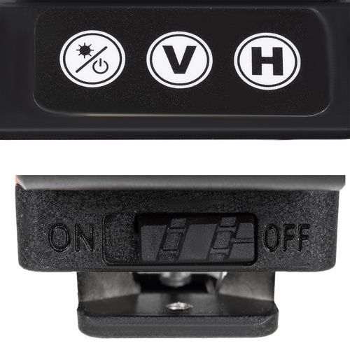 4D 16řádková plochá laserová vodováha – přesný 360° zelený laser + dálkové ovládání