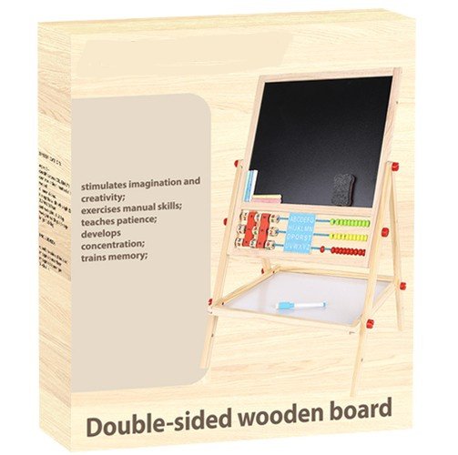 Dřevěná deska pro děti 6v1 včetně příslušenství