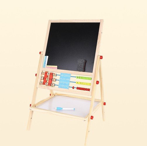 Dřevěná deska pro děti 6v1 včetně příslušenství