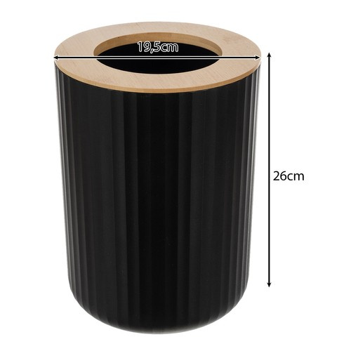 Sada do koupelny - černá (6 ks)