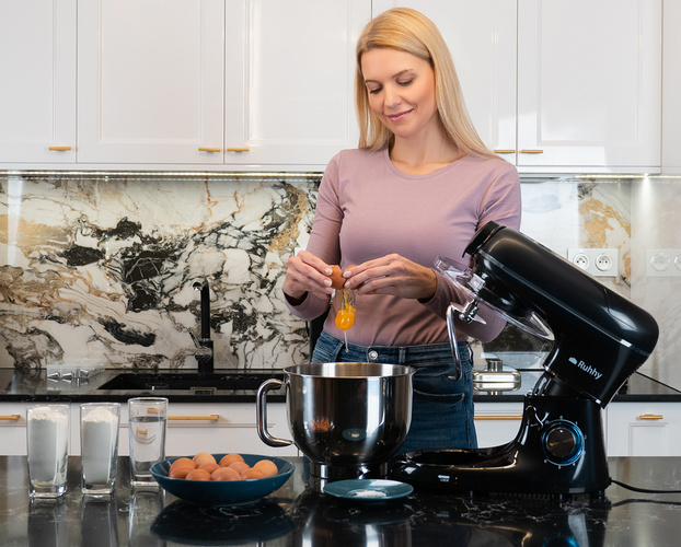 3v1 Planetární kuchyňský robot s blokovačem a mlýnkem 2200W