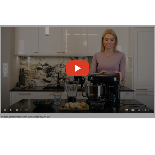 3v1 Planetární kuchyňský robot s blokovačem a mlýnkem 2200W