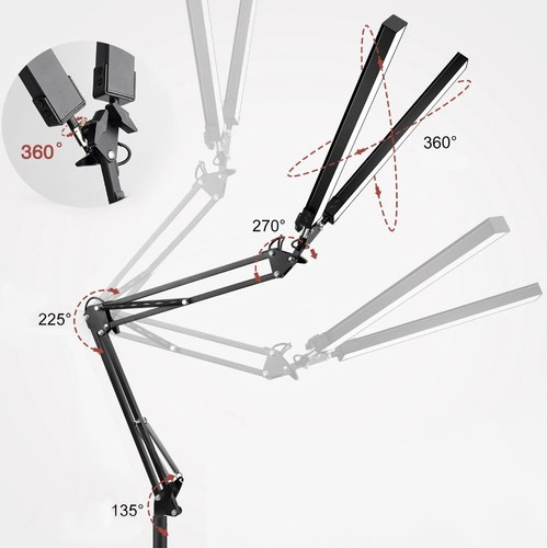 Profesionální LED lampa 24W s duálním osvětlením