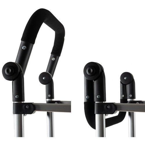 Velký a prostorný nákupní vozík na pěnových kolečkách