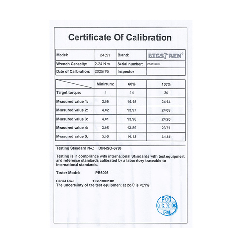 Momentový klíč 1/4