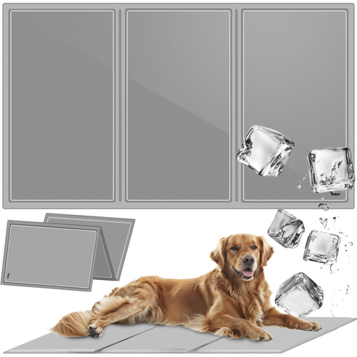 Chladící podložka pro psy a kočky XXL - šedá