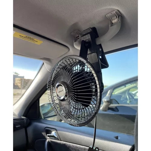 Otočný ventilátor s klipem do auta
