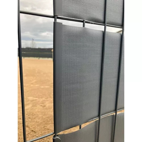 Velmi pevná plotová páska 450g/m² pro plotový plot + klopy (antracitová)