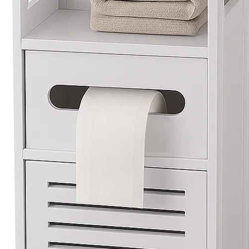 Koupelnová skříňka s držákem toaletního papíru