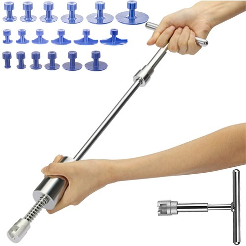 Sada na odstranění promáčklin se setrvačným kladivem a soupravou houbek