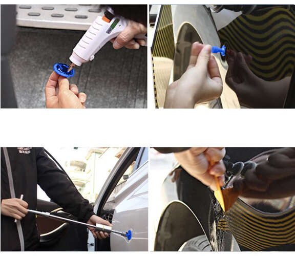 Sada na odstranění promáčklin se setrvačným kladivem a soupravou houbek