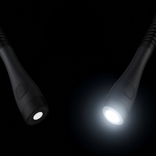 Nákrční lampa na čtení - dobíjecí LED svítilna