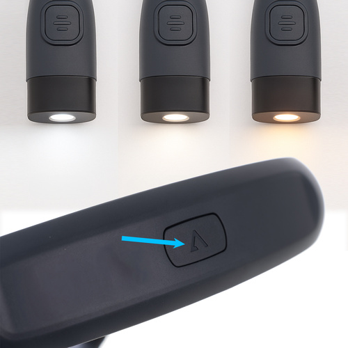 Nákrční lampa na čtení - dobíjecí LED svítilna