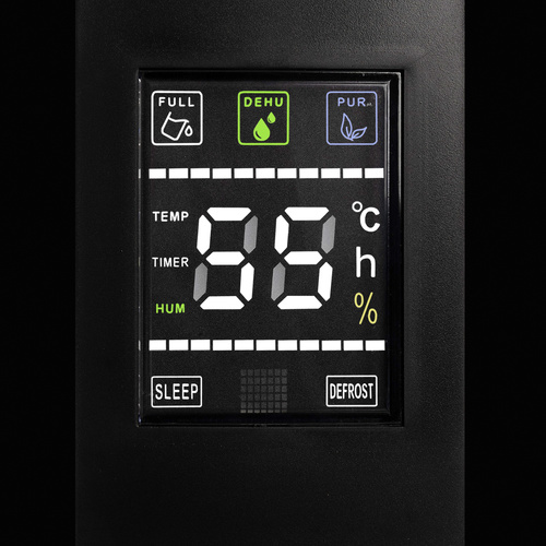 Vysoušeč a čistička vzduchu RUHHY 2v1 - Černý