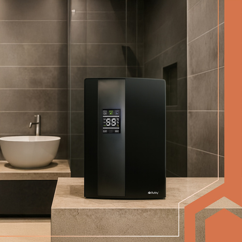 Vysoušeč a čistička vzduchu RUHHY 2v1 - Černý