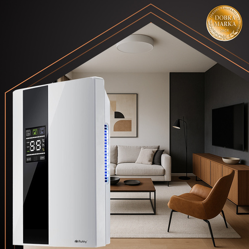 Vysoušeč a čistička vzduchu RUHHY 2v1 - Bílý