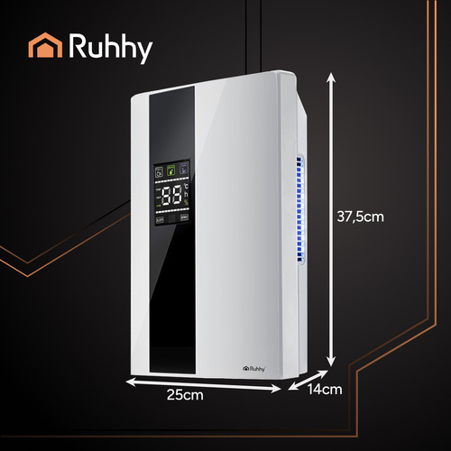 Vysoušeč a čistička vzduchu RUHHY 2v1 - Bílý